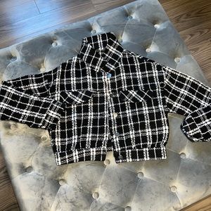 Tweed cropped jacket